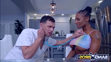 Pretty small tits minx seduces her stepbrother in the kitchen