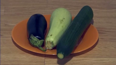 Organic anal masturbation with wide vegetables, extreme inserts in a juicy ass and a gaping hole.