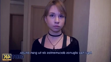 Tender porn with cute Russian college girl and American boyfriend Zac