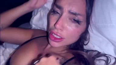 Spit lube is enough for her