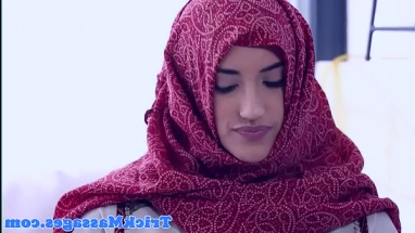 Young teen girl gets to fuck hard on a massage table