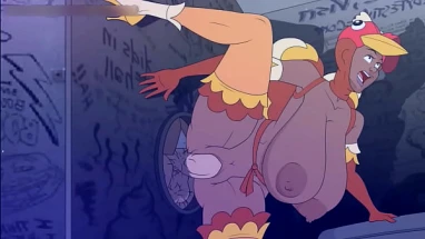 Big Top Thot Thanksgivinghole - This turkey costume is really sexy and she really knows how to suck it