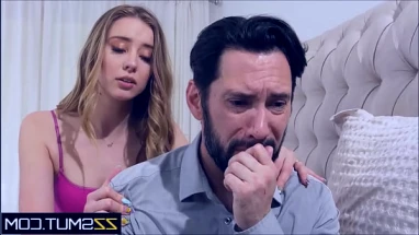 stepdaughter seduces daddy in schoolgirl uniform