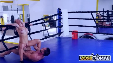 letsdoeit teen foursome play first time in the boxer ring