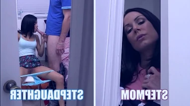 BANGBROS - Hot MILF Kendra Lust Threesome With Step Daughter Veronica Rodriguez