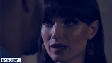 Trans beauty Natalie Mars analed by big black cock