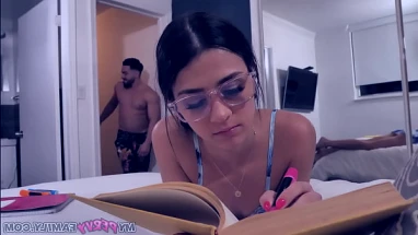 Bringing The Freaky Side Out Of Nerdy Stepsister