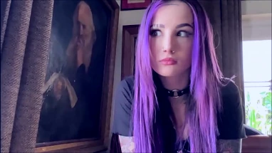 Goth Teen Squirts on Step Brother's Cock - Valerica Steele - Family Therapy - Alex Adams