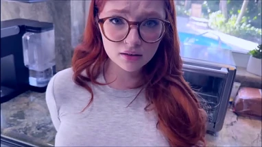 Redhead Step Daughter Filled With Cum